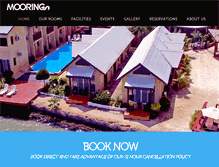 Tablet Screenshot of mooringsvanuatu.com